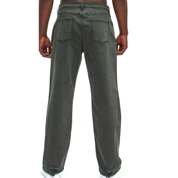 Novamen Timmy Straight Jeans Olive NEW WITH TAGS Size 38 Nova Men - Picture 2 of 9